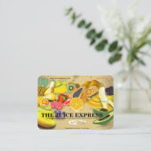 栄養士ヘルスコーチフルーツ名刺  名刺 (スタンド正面)