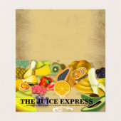 栄養士ヘルスコーチフルーツ名刺 名刺 (外部フラット)