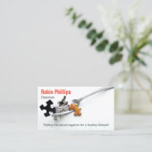 栄養士ライフスタイルプロフェッショナルプランナー 名刺 (スタンド正面)