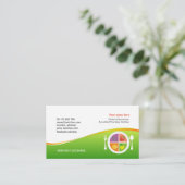 栄養士及び栄養士のための名刺 予約カード (スタンド正面)