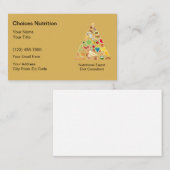 栄養士名刺モダン名刺 名刺 (正面/裏面)