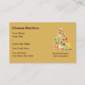 栄養士名刺モダン名刺 名刺 (正面)