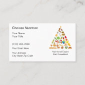 栄養士名刺 名刺 (正面)