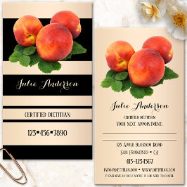 栄養士栄養士アポイントメント名刺 予約カード