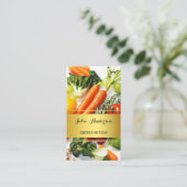 栄養士栄養士アポイントメント名刺 予約カード (スタンド正面)