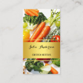 栄養士栄養士アポイントメント名刺 予約カード (正面)