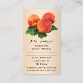 栄養士栄養士アポイントメント名刺 予約カード (裏面)