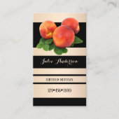 栄養士栄養士アポイントメント名刺 予約カード (正面)