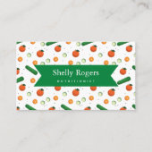 栄養士栄養士ヘルシーダイエット重量損失 名刺 (正面)