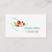 栄養士栄養士ヘルシーフード調理師 名刺 (正面)