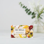 栄養士栄養士ヘルスコーチビジネスカード 名刺 (スタンド正面)