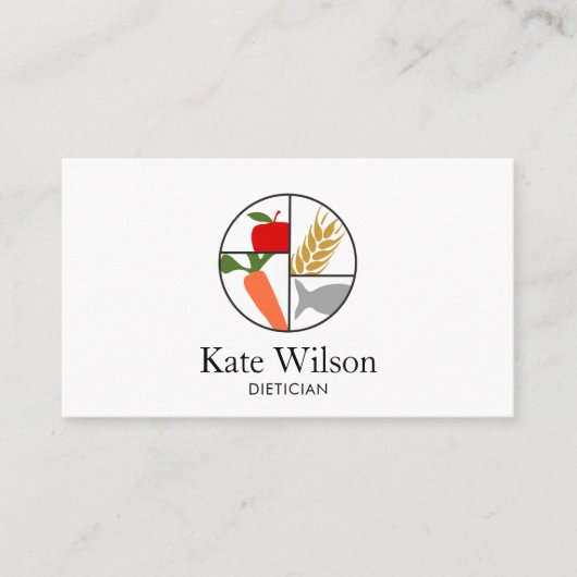 栄養士栄養士 名刺 (正面)