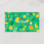 栄養士栄養士QRコード 名刺 (正面)