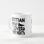 栄養士猫好き コーヒーマグカップ (正面左)