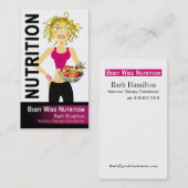 栄養士-おあつらえ 名刺 (正面/裏面)