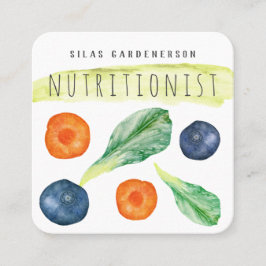 栄養士  スクエア名刺
