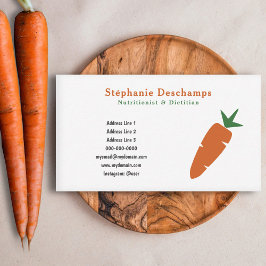 栄養士&ディティティアンニンジンの名刺 名刺