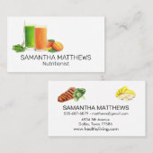 栄養士 フィットネス ヘルスコーチ 名刺 (正面/裏面)