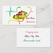 栄養士 名刺 (正面/裏面)