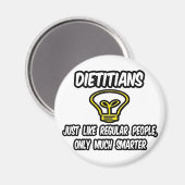 栄養士…普通の人だけ頭が切れる マグネット (正面/裏面)