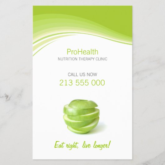 栄養士/栄養セラピーチラシ チラシ (正面)