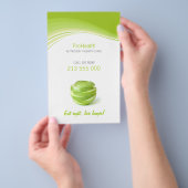 栄養士/栄養セラピーチラシ チラシ (ハンドル)