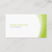 栄養士/栄養士の名刺 名刺 (裏面)