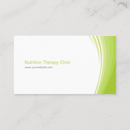 栄養士/栄養士の名刺 名刺 (裏面)