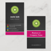 栄養士/栄養士ダイエットクリエイティブ革新的 名刺 (正面/裏面)