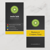 栄養士/栄養士ダイエットクリエイティブ革新的 名刺 (正面/裏面)