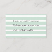 栄養士&栄養士フードエキスパートかわいいかわいい 名刺 (裏面)