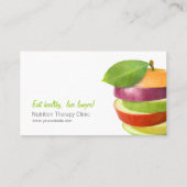 栄養士/栄養士/フードビジネスカード 名刺 (裏面)