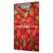 栄養学者のためのイチゴの果物のクリップボード クリップボード (左)