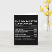 栄養成分表 仕事仲間 パーティー お揃い ハロウィン カード (黄色い花)