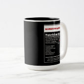 栄養管理官のマーケティング ツートーンマグカップ (正面右)