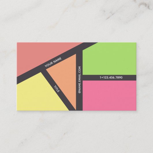 栄養習得業票 名刺 (正面)