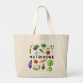 栄養農家マーケットトートバッグ ラージトートバッグ (裏面)