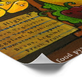 栄養食品ピラミッド ポスター (角)