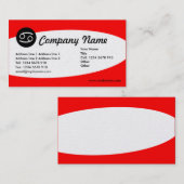 栄養〔占星術の〕十二宮図金ゴールド – がん 名刺 (正面/裏面)