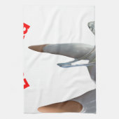 栄麗花 キッチンタオル (縦)