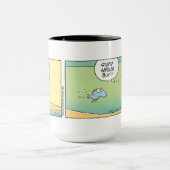 栓をされた帽子Crayfishおよび彼の振れます マグカップ (中央)