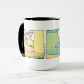 栓をされた帽子Crayfishおよび彼の振れます マグカップ (正面左)