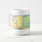 栓をされた帽子Crayfishおよび彼の振れます マグカップ (正面左)