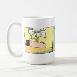 栓をされた帽子Crayfishおよび彼の振れます マグカップ