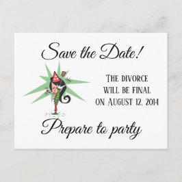 栓を抜いて 離婚の日を救え 案内ポストカード
