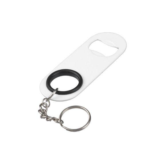 栓抜きのkeychain |のモノグラムの名前のイニシャル キーホルダー栓抜き (裏面アングル)