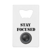 栓抜きを集中し続けて下さい クレジットカード栓抜き (正面)