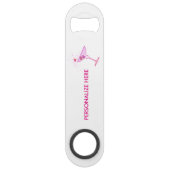 栓抜き-ピンクのマルティーニ スピード栓抜き (正面)