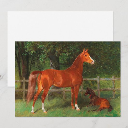 栗と花 | ハンス・ハーグ (正面/裏面)