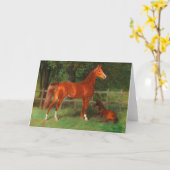 栗と花 | ハンス・ハーグ カード (黄色い花)